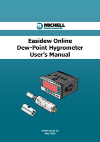 Thumbnail of document Manual - EA2 Online Hygrometer